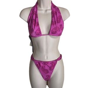 NWT ViX Paula Hermanny Matching Bikini Set size Large
